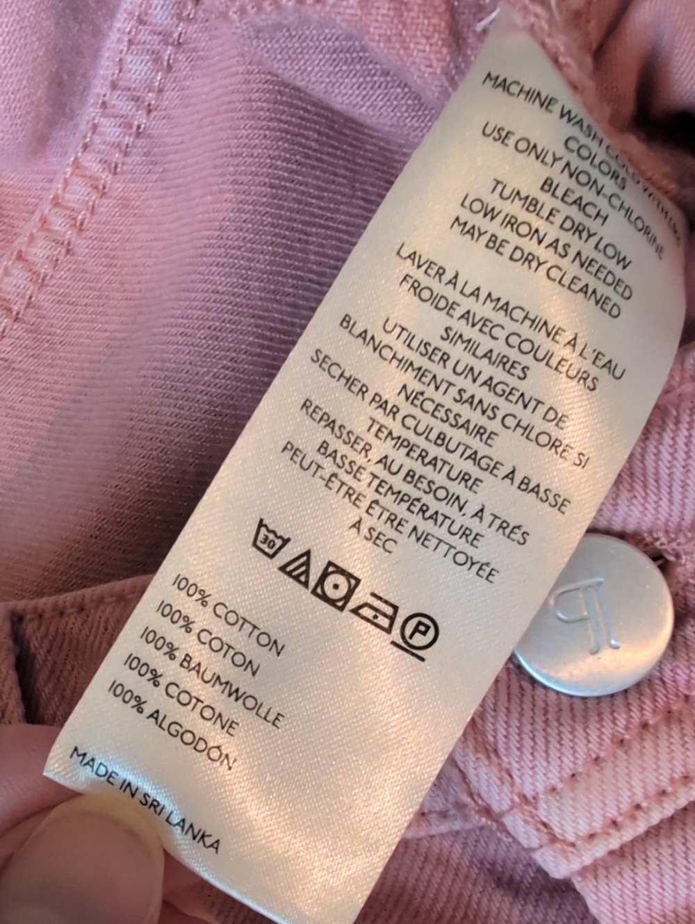 Pilcro Celeste Mid Rise Relaxed Jeans Pink - Picture 7 of 14